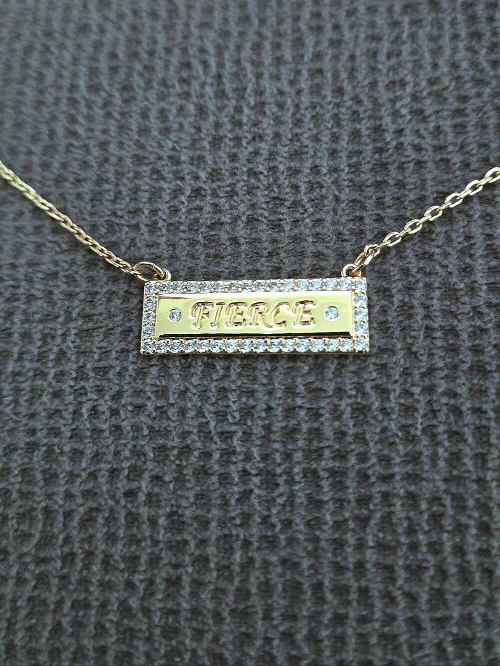 Lulu DK "Fierce"💪 Stationary Bar Necklace
